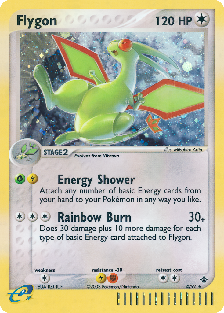 Flygon – Dragon 4/97 Pokémon card