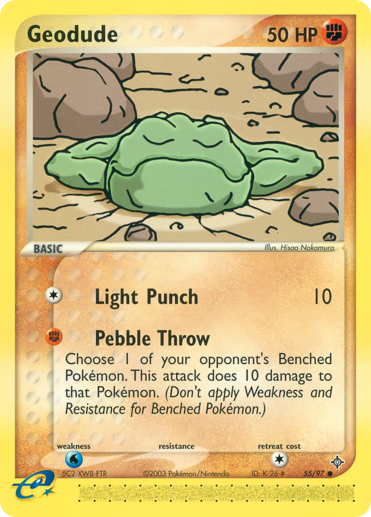 Geodude – Dragon 55/97 Pokémon card
