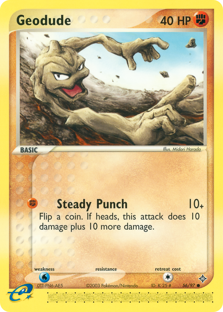 Geodude – Dragon 56/97 Pokémon card