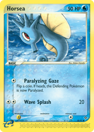 Horsea - Dragon 58