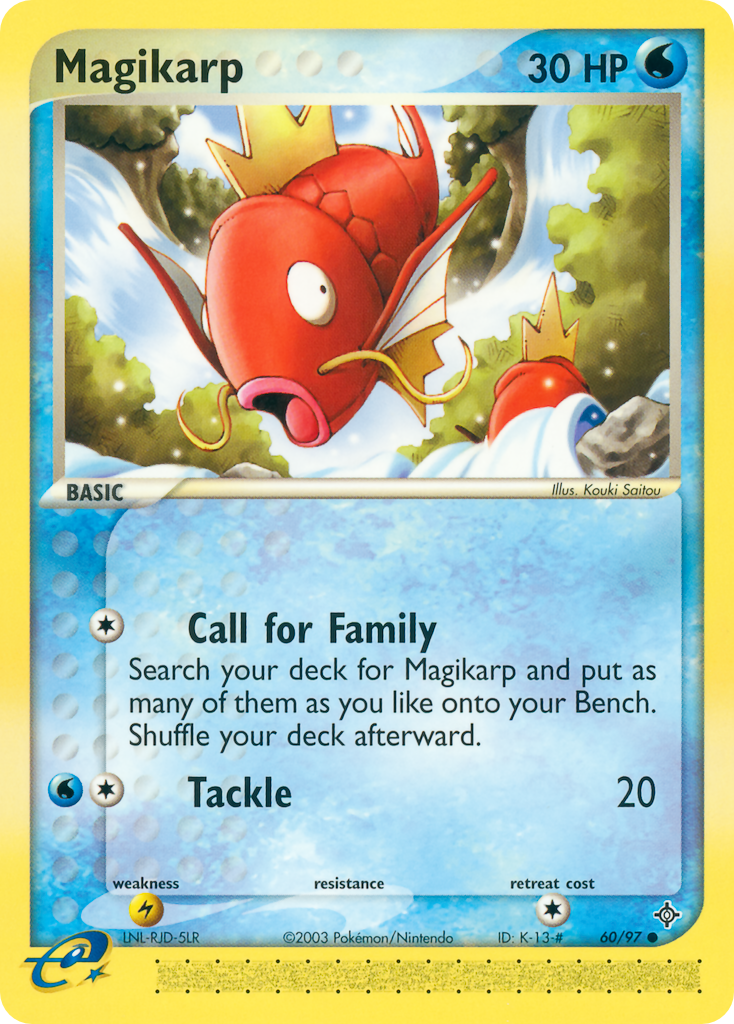 Magikarp – Dragon 60/97 Pokémon card