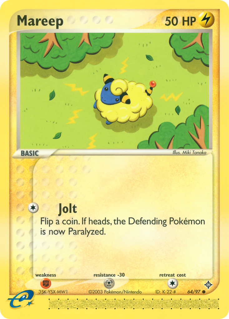 Mareep – Dragon 64/97 Pokémon card