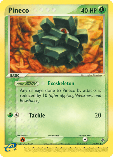 Pineco - Dragon 71