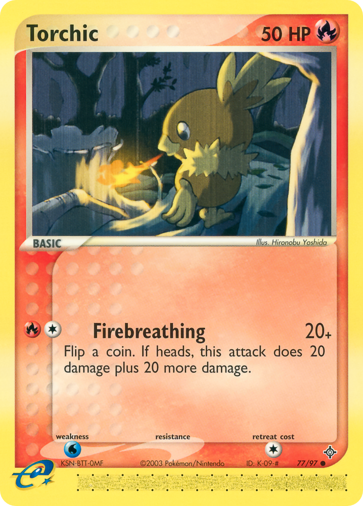 Torchic – Dragon 77/97 Pokémon card
