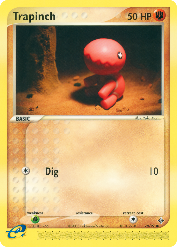 Trapinch – Dragon 78/97 Pokémon card