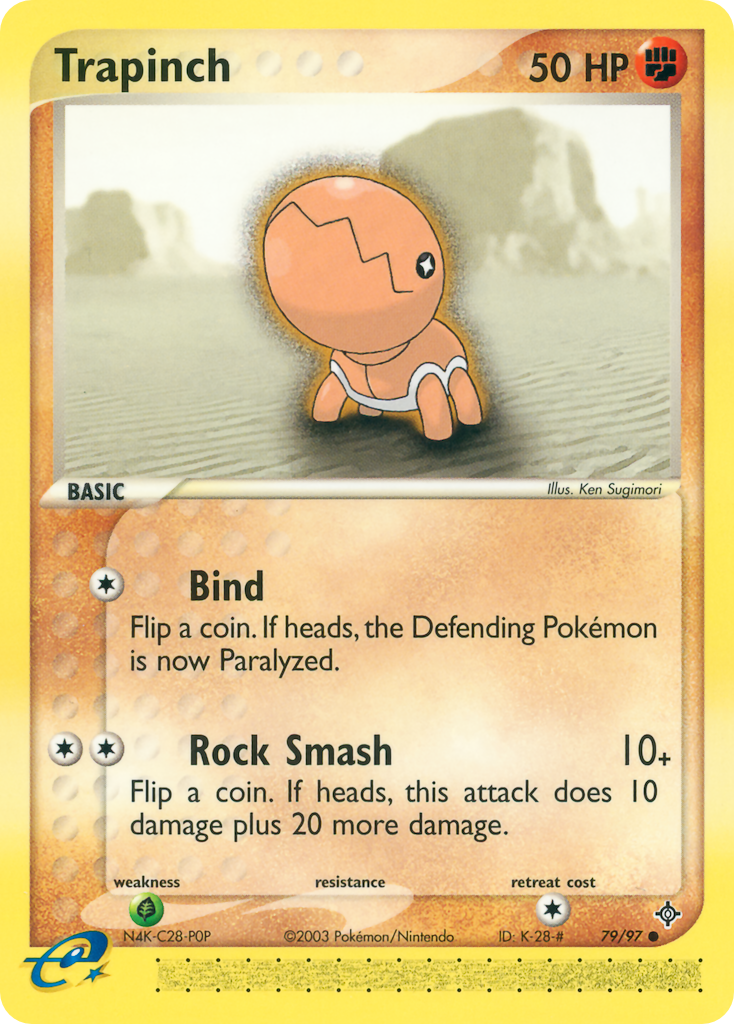 Trapinch – Dragon 79/97 Pokémon card