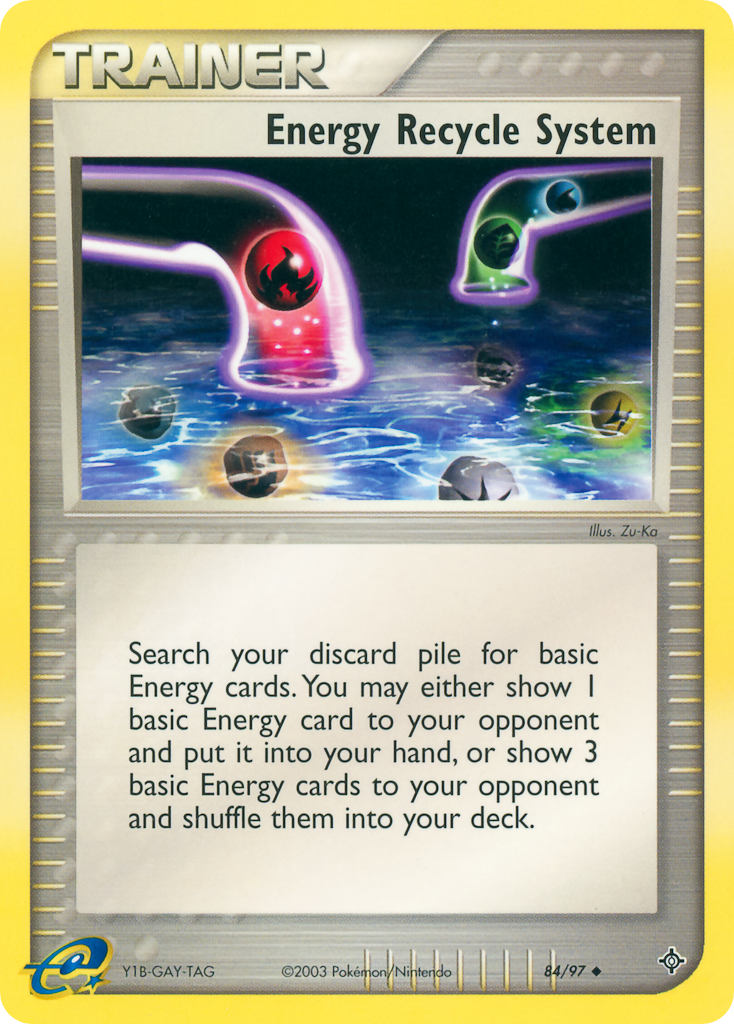 Energy Recycle System – Dragon 84/97 Pokémon card