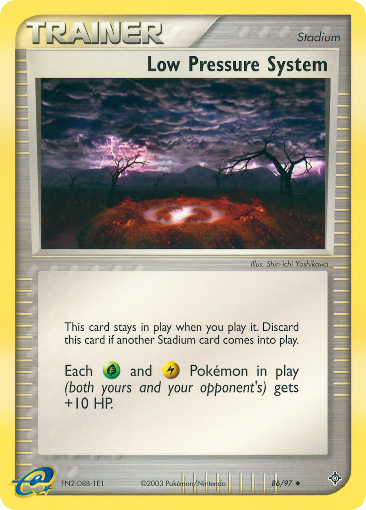 Low Pressure System – Dragon 86/97 Pokémon card