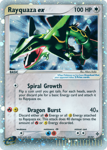 Rayquaza ex - Dragon 97