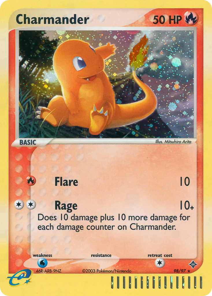 Charmander – Dragon 98/97 Pokémon card