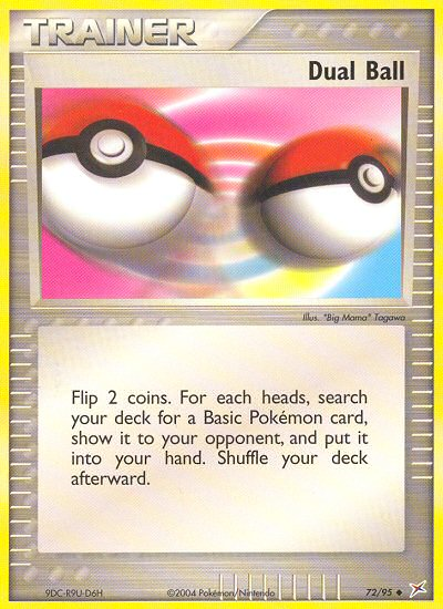 Dual Ball – Team Magma vs Team Aqua 72/95 Pokémon card
