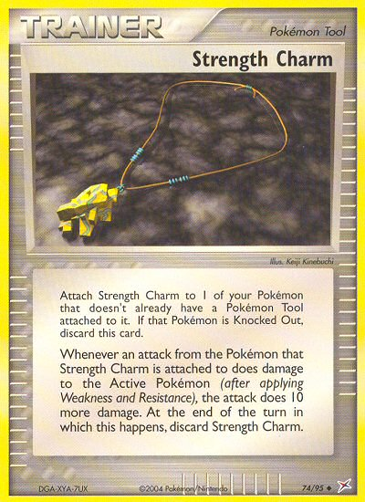Strength Charm – Team Magma vs Team Aqua 74/95 Pokémon card