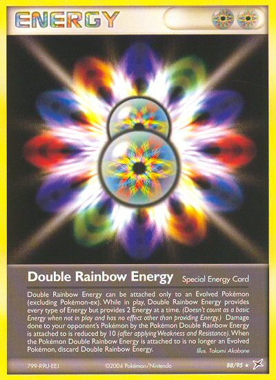 Double Rainbow Energy – Team Magma vs Team Aqua 88/95 Pokémon card