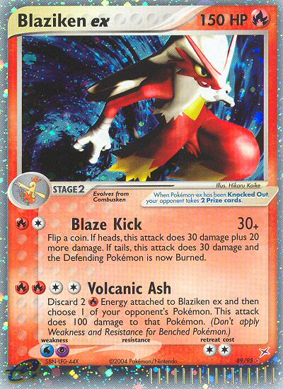 Blaziken ex – Team Magma vs Team Aqua 89/95 Pokémon card