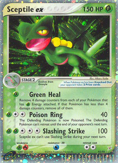Sceptile ex – Team Magma vs Team Aqua 93/95 Pokémon card