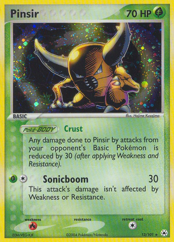 Pinsir – Hidden Legends 13/101 Pokémon card