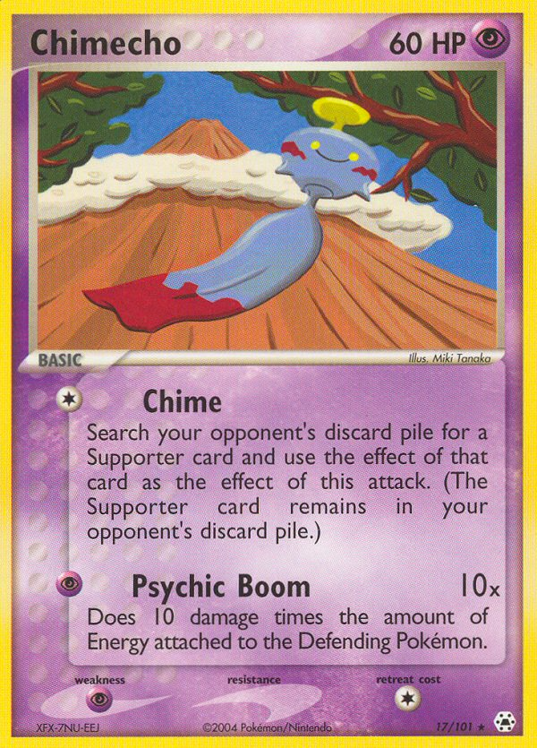 Chimecho – Hidden Legends 17/101 Pokémon card