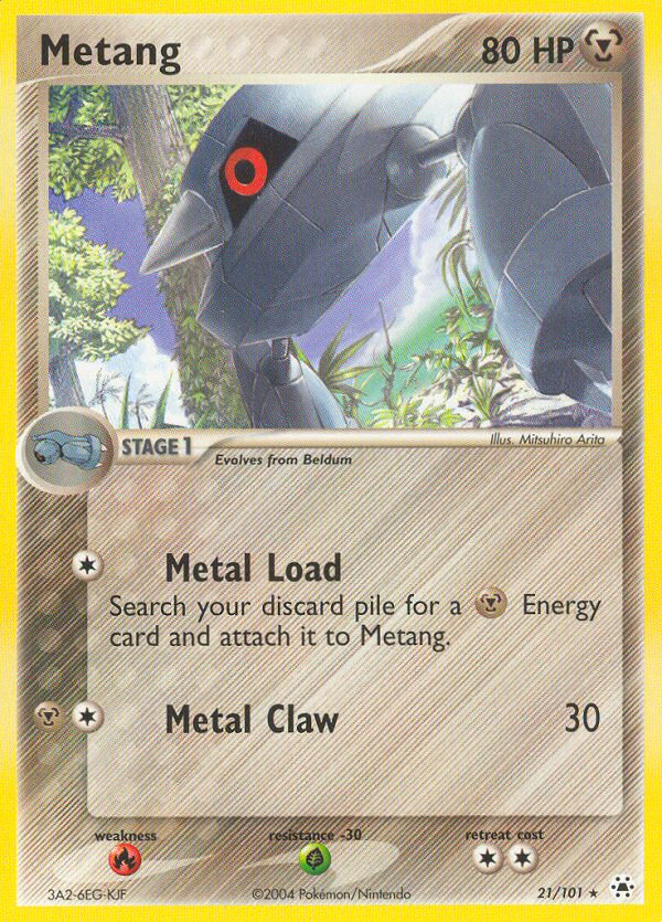 Metang – Hidden Legends 21/101 Pokémon card