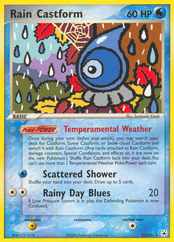 Rain Castform – Hidden Legends 23/101 Pokémon card
