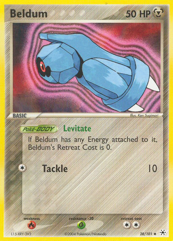 Beldum – Hidden Legends 28/101 Pokémon card