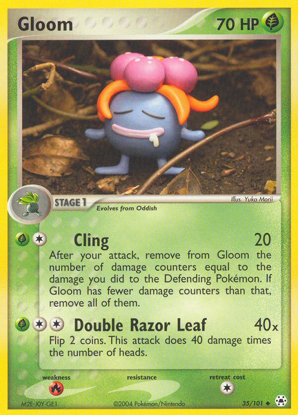 Gloom – Hidden Legends 35/101 Pokémon card
