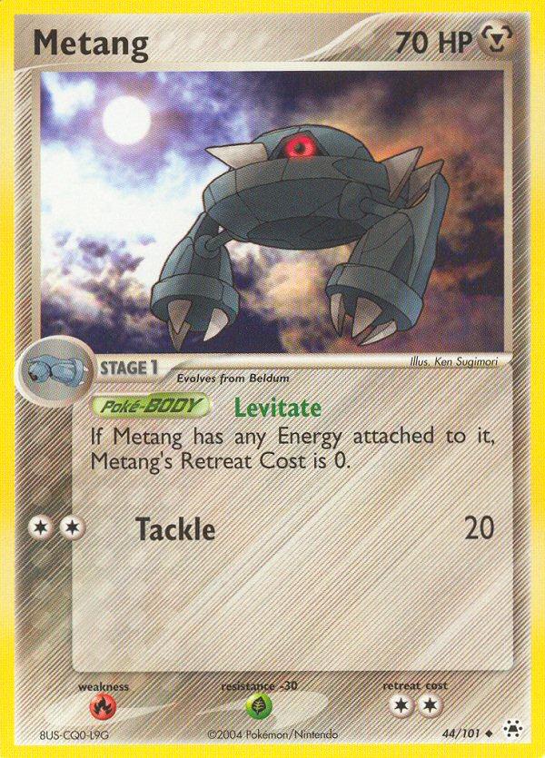Metang – Hidden Legends 44/101 Pokémon card