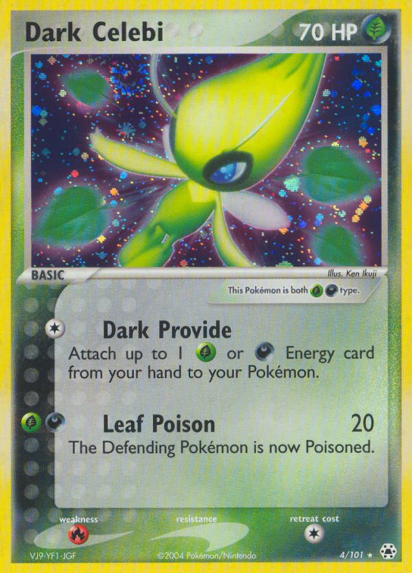 Dark Celebi – Hidden Legends 4/101 Pokémon card