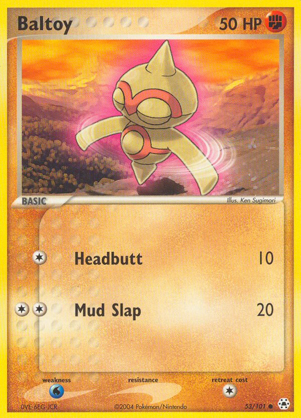 Baltoy – Hidden Legends 53/101 Pokémon card