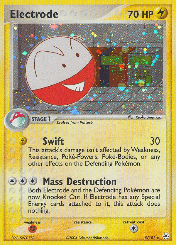Electrode – Hidden Legends 5/101 Pokémon card