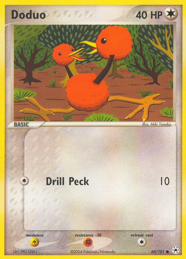Doduo – Hidden Legends 60/101 Pokémon card