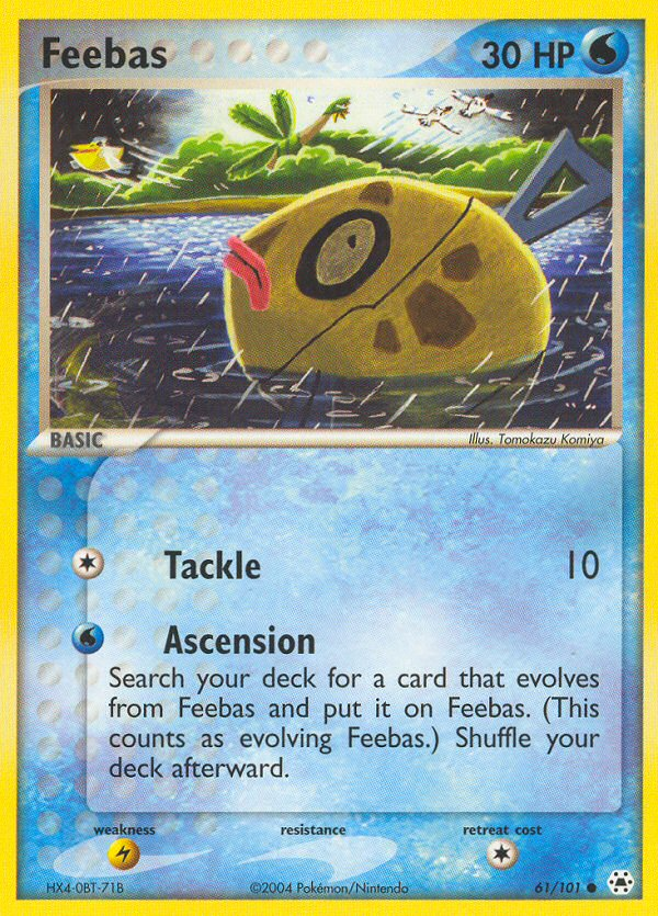 Feebas – Hidden Legends 61/101 Pokémon card