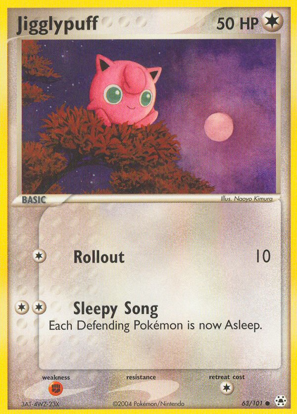 Jigglypuff – Hidden Legends 63/101 Pokémon card