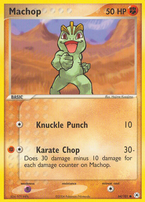 Machop – Hidden Legends 64/101 Pokémon card
