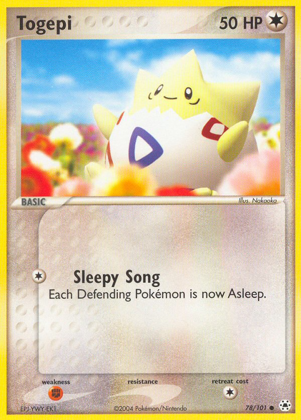 Togepi – Hidden Legends 78/101 Pokémon card