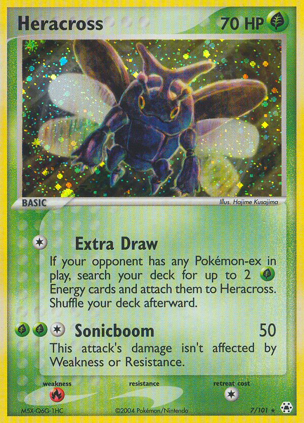 Heracross – Hidden Legends 7/101 Pokémon card