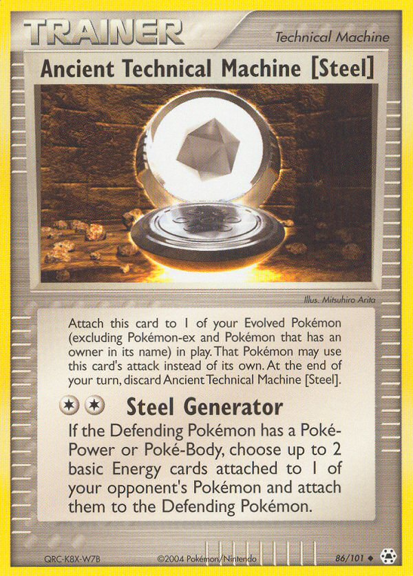 Ancient Technical Machine [Steel] – Hidden Legends 86/101 Pokémon card