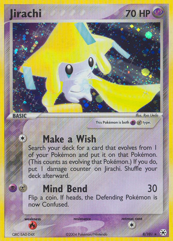 Jirachi – Hidden Legends 8/101 Pokémon card