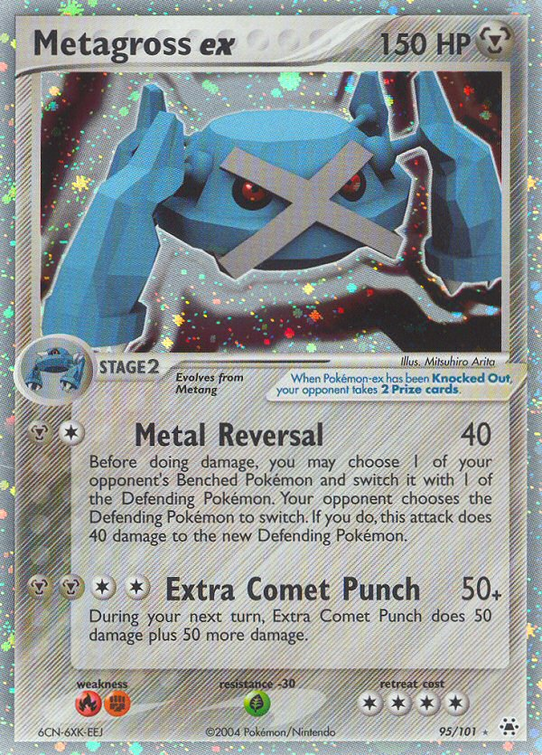 Metagross ex – Hidden Legends 95/101 Pokémon card