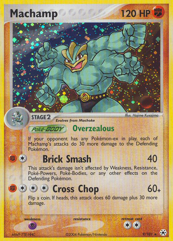 Machamp – Hidden Legends 9/101 Pokémon card