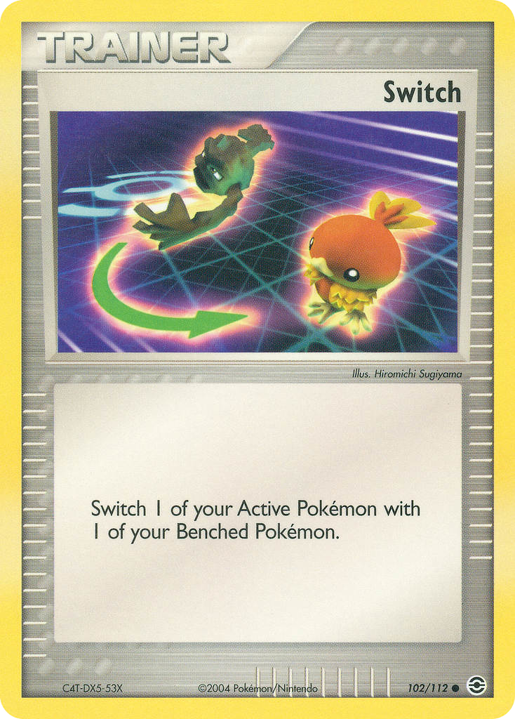 Switch – FireRed & LeafGreen 102/112 Pokémon card