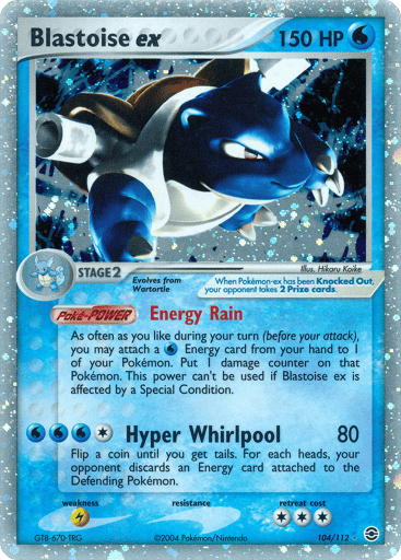 Blastoise ex - FireRed & LeafGreen 104
