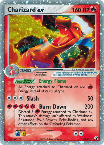 Charizard ex - FireRed & LeafGreen 105