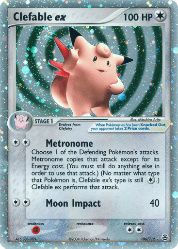 Clefable ex - FireRed & LeafGreen 106