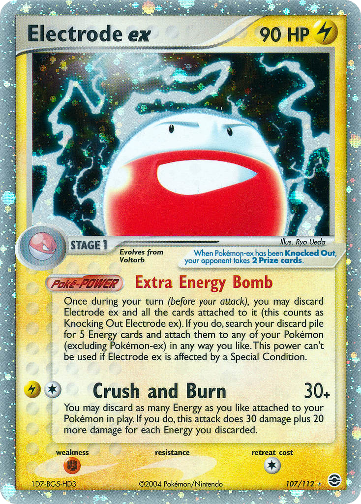 Electrode ex – FireRed & LeafGreen 107/112 Pokémon card
