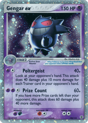 Gengar ex - FireRed & LeafGreen 108