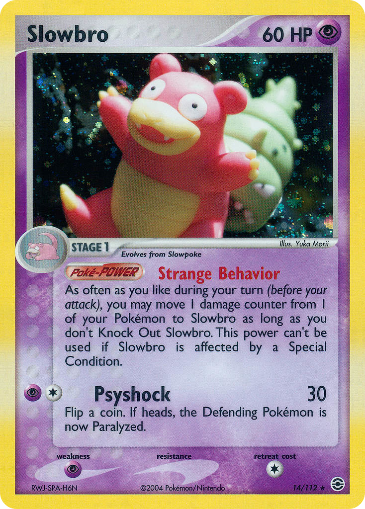 Slowbro – FireRed & LeafGreen 14/112 Pokémon card