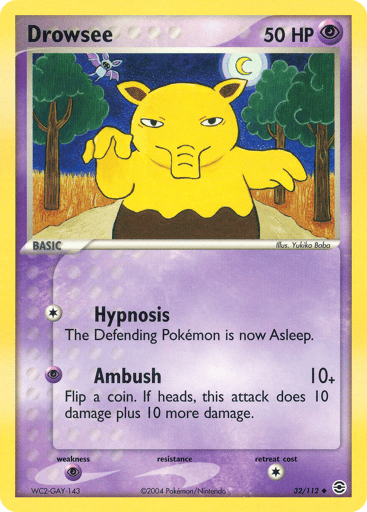 Drowzee - FireRed & LeafGreen 32