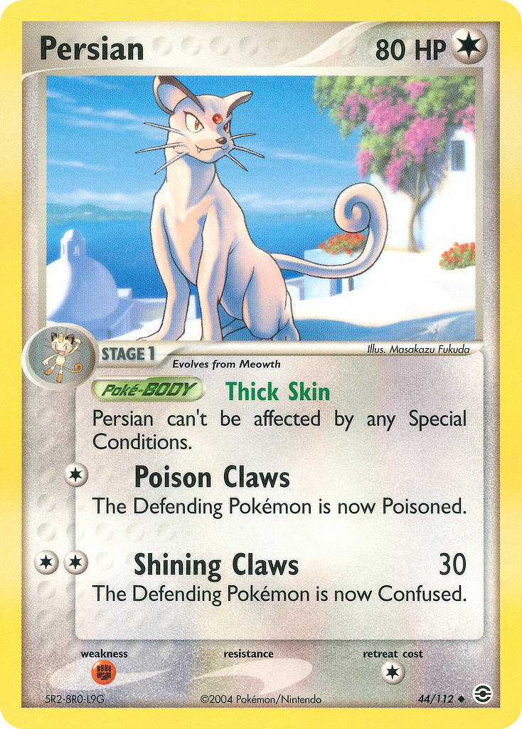 Persian – FireRed & LeafGreen 44/112 Pokémon card