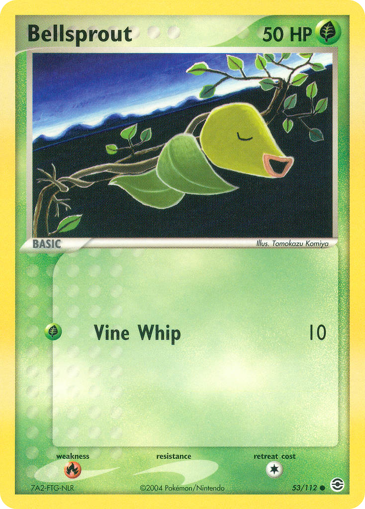 Bellsprout – FireRed & LeafGreen 53/112 Pokémon card