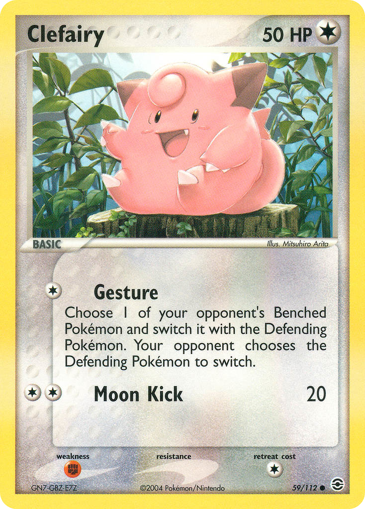 Clefairy – FireRed & LeafGreen 59/112 Pokémon card